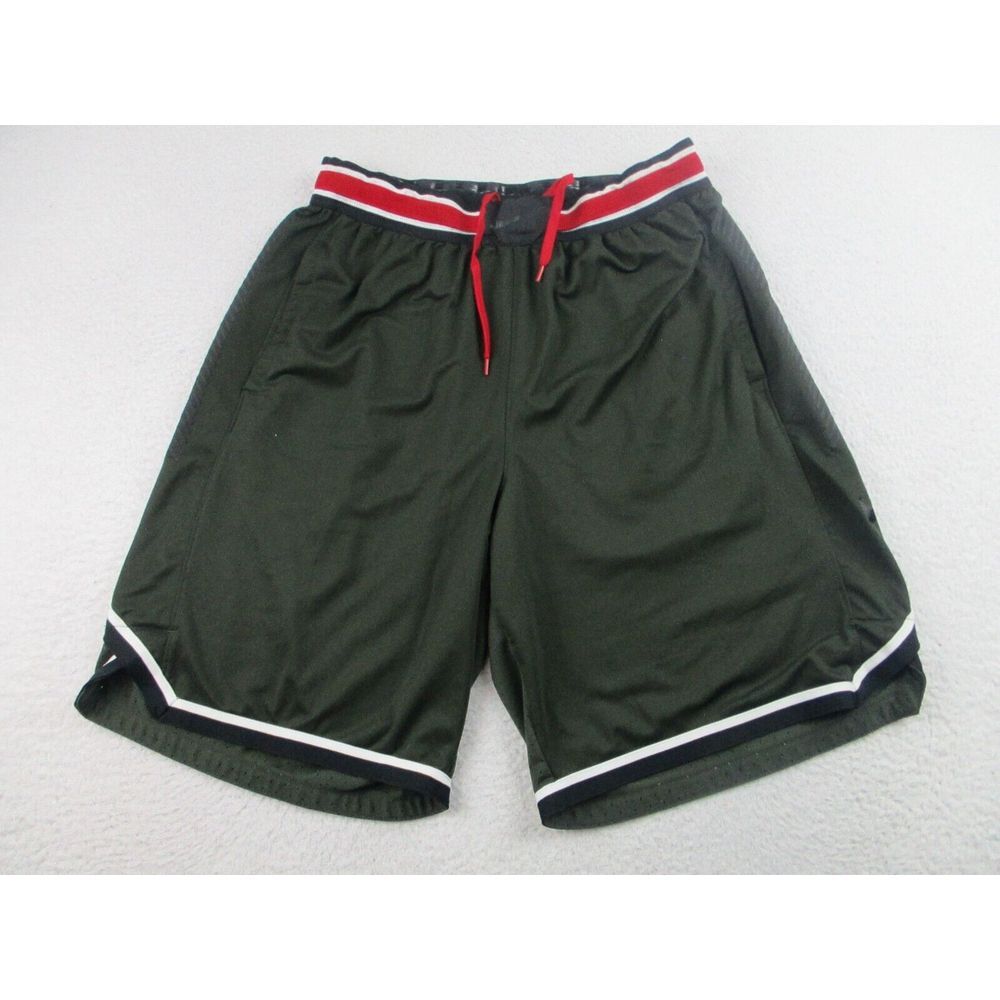 Nike Vaporknit Shorts‎ Mens Large Green Drawstring Training Basketball Active L